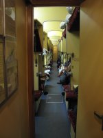 Inside the carriage - Vognen indefra