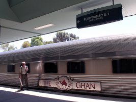 The Ghan in Adelaide