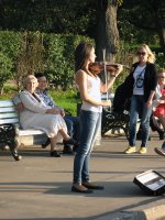 Violinist in Gorky Park