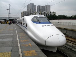 High Speed Train to Chongqing - Højhastighedstog til Chongqing